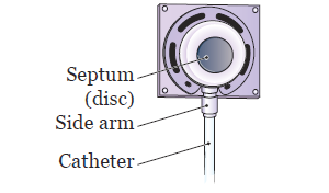 Figure 2. The port and catheter