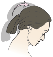 Figure 9. Bend your head forward