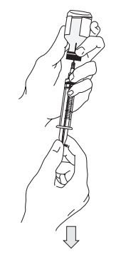 Figure 2. Withdrawing the medication