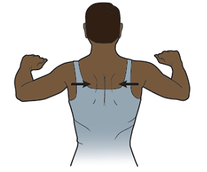 Figure 8. Squeeze shoulders together