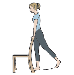 Figure 2. Standing backward kicks 