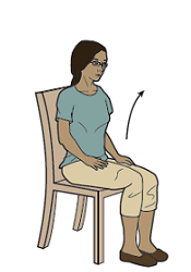 Рисунок 4. Положение сидя на стуле