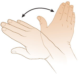 Figure 19. Bending your wrist to the side