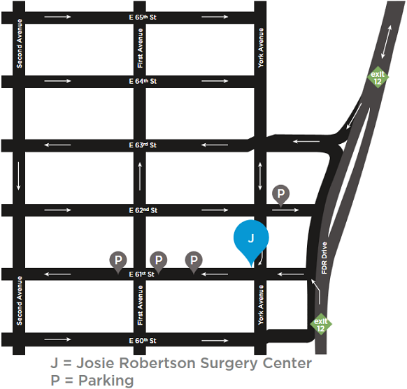Mapa de estacionamiento de JRSC