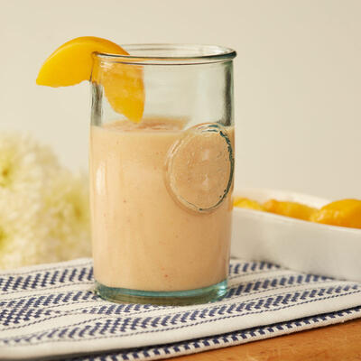 Cherry Peach Mango Smoothie