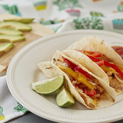 Oven-Baked Chicken Fajitas