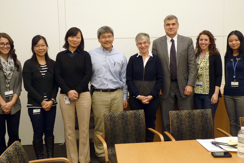 Pictured: Emily Casey, Isabel Lam, Ping Chi, Yu Chen, Tullia Lindsten, Craig Thompson, Moriah Nissan & Chong Luo.