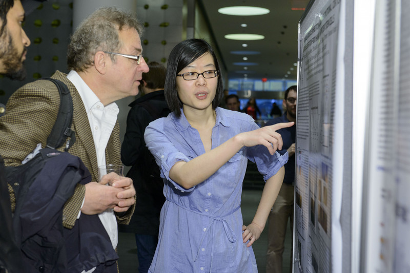 Yuchen Qu of the Sloan Kettering Institute discuses her work with Andreas Nagy (The Lunenfeld-Tanenbaum Research Institute)