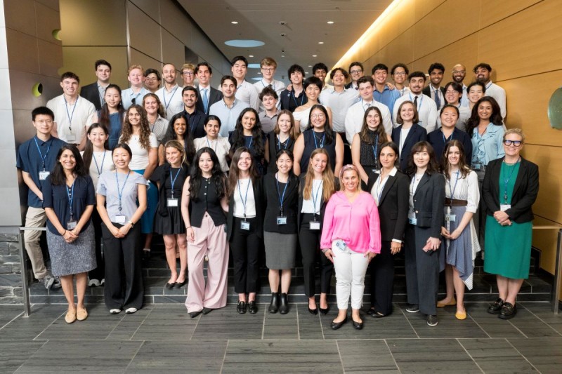 2026 Medical Student Summer Research Fellowship cohort at our end of program poster presentation.