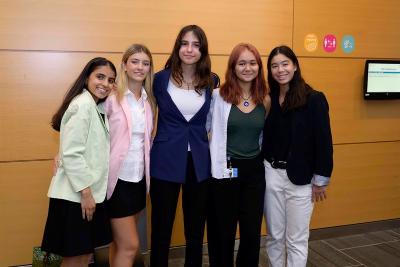 2022 SSP Students: Ananya Parekh, Evalina Lentini, Isabel Janjigian, Aleyna Kilic, Agatha Graham”