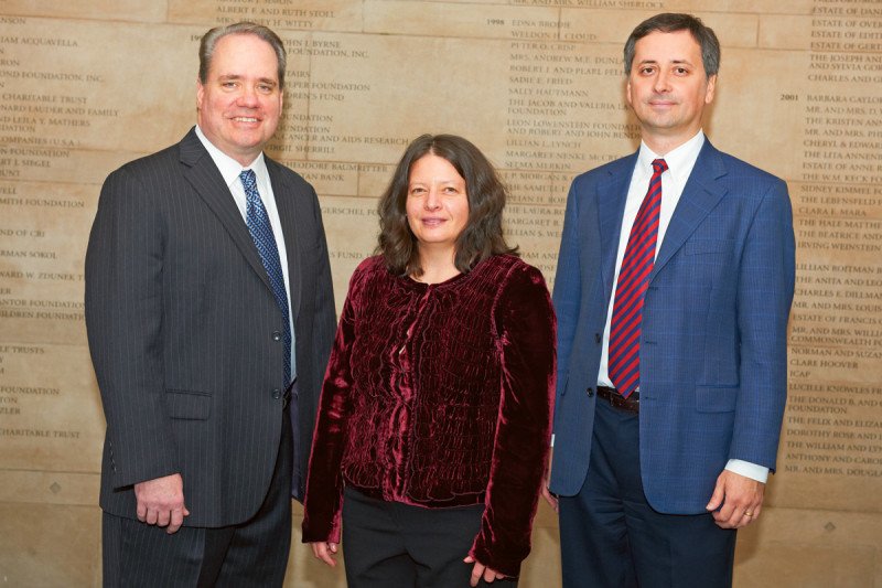 Pictured: Scott Armstrong, Kornelia Polyak & Victor Velculescu