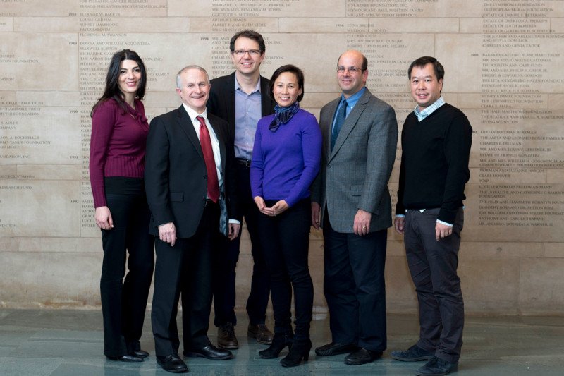 Center for Cell Engineering 2017 Retreat Speakers (from left to right) Katy Rezvani (University of Texas MD Anderson Cancer Center), Jeffrey Miller (University of Minnesota), Michel Sadelain, Katharine Hsu, Dan Kaufman (University of California San Diego), Joseph Sun.