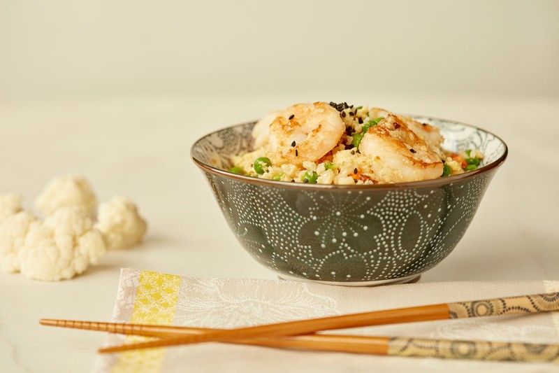Cauliflower Rice with Shrimp