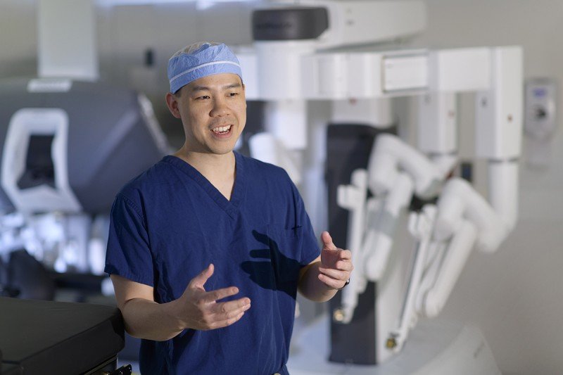 Memorial Sloan Kettering Alvin Goh, an expert in robotic surgery.