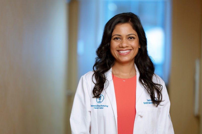 MSK medical oncologist Smita Joshi, who specializes in esophageal cancer.
