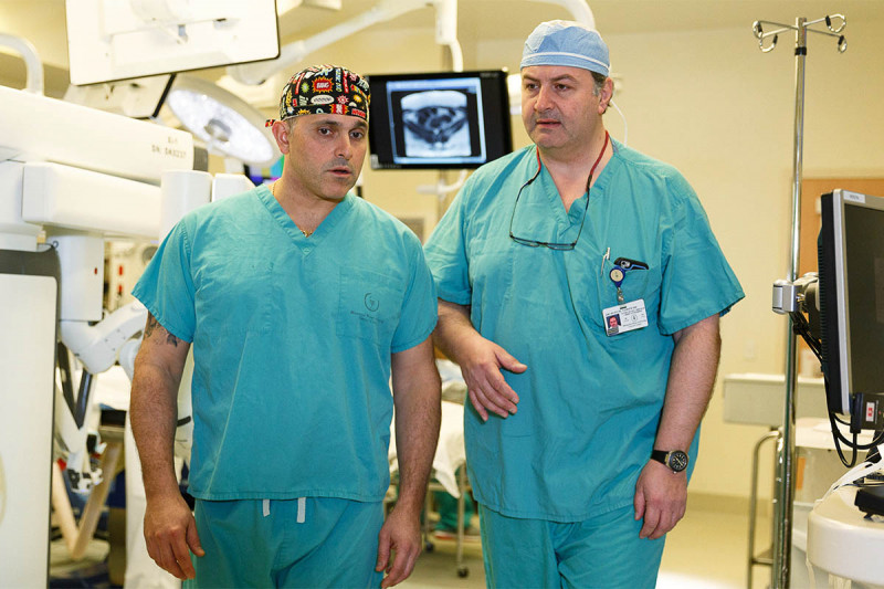 Pictured: Dr. Mario Leitao, Jr. and Dr. Nadeem Abu-Rustum