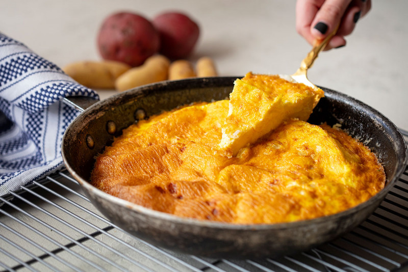 low-fiber tortilla espanola