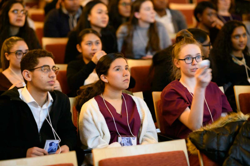 students in a lecture