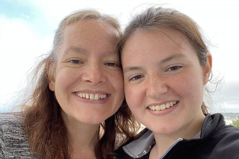Kellee Strong (left) with her daughter, Karlee Strong