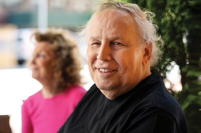 Man in his 70s (prostate cancer patient) smiling for camera