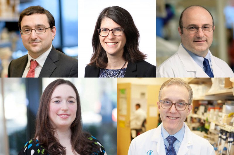 Five MSK researcher headshots