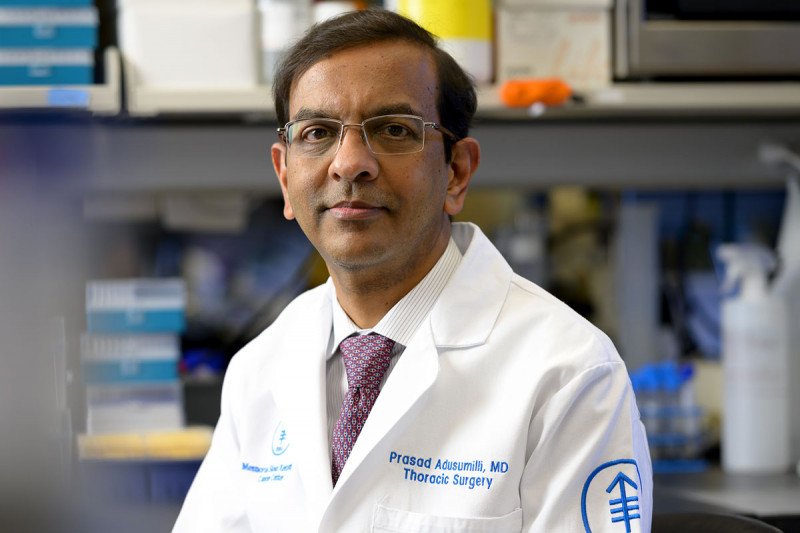 Memorial Sloan Kettering thoracic surgeon Prasad Adusumilli