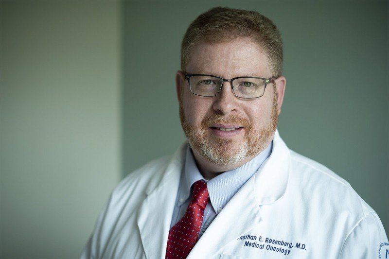 MSK medical oncologist Jonathan Rosenberg, who treats bladder cancer.