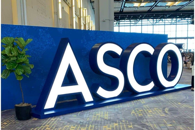 ASCO logo sign at meeting