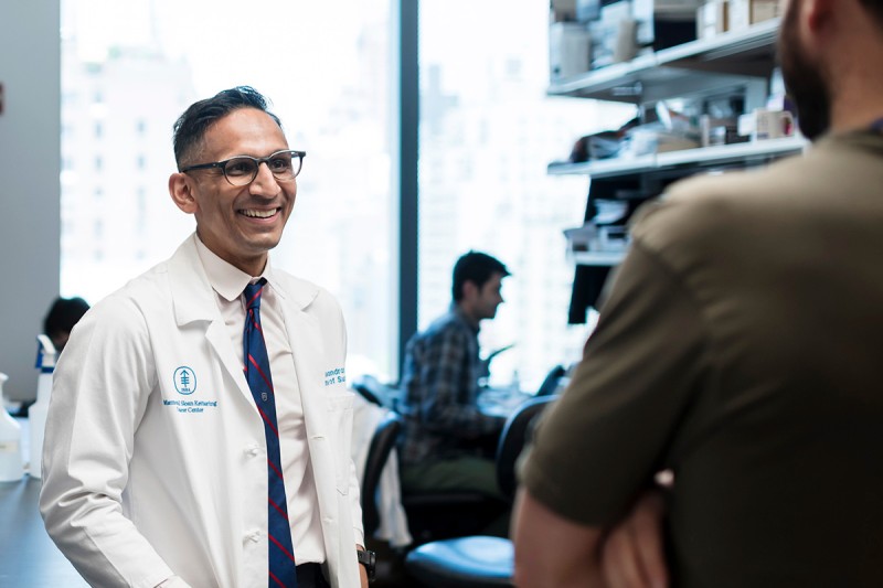 Medical oncologist Vinod Balachandran, who treats pancreatic cancer.