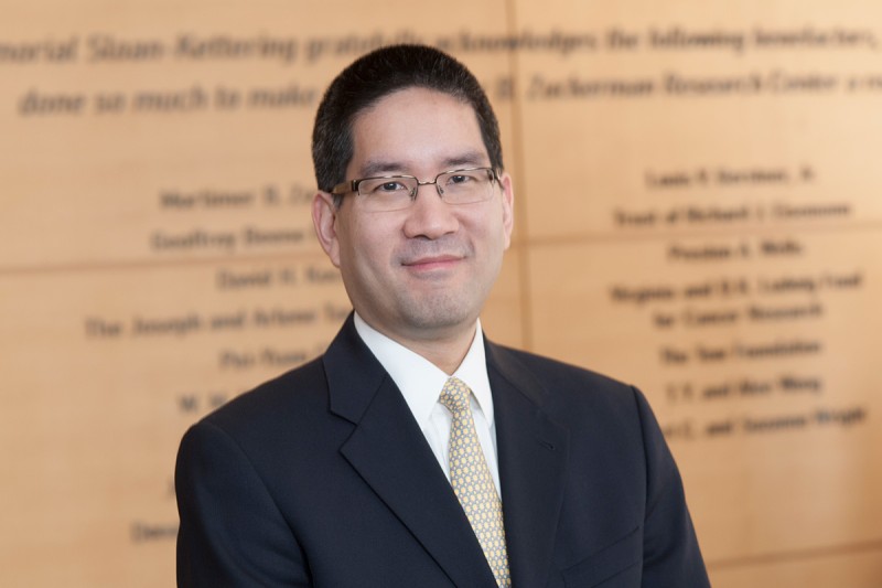 Memorial Sloan Kettering Cancer Center physician-scientist Richard Wong