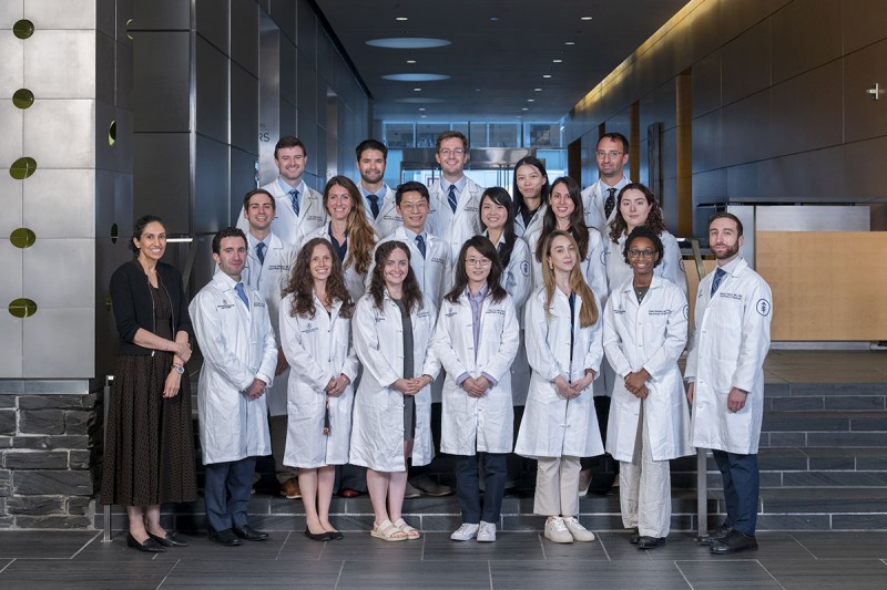 First-year class with Dr. Vicky Makker (Program Director).