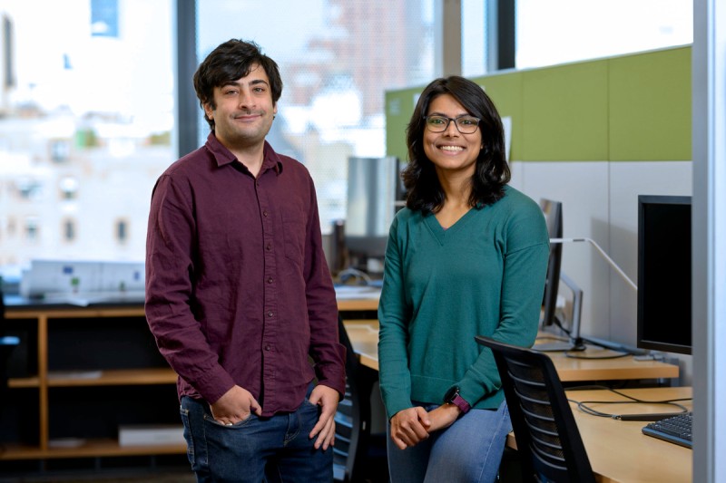 Marie-Josée Kravis Quantitative Biology Fellows Corey Weistuch and Sneha Mitra