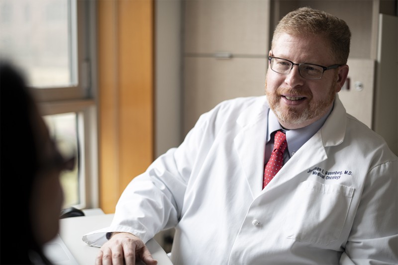 MSK medical oncologist and bladder cancer specialist Jonathan Rosenberg