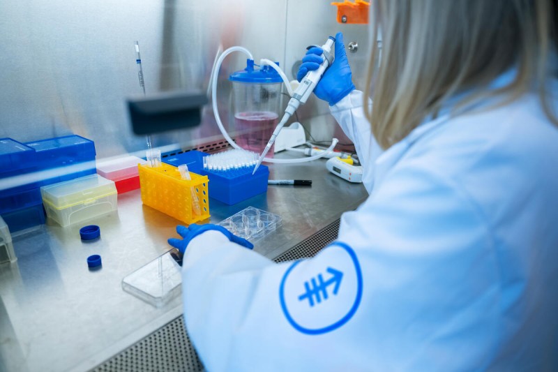 A researcher working in an MSK lab