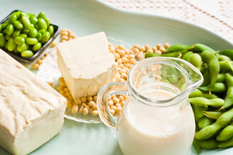 Soy and products made from it, like soy milk and tofu, could have an effect on genes involved in breast cancer growth.