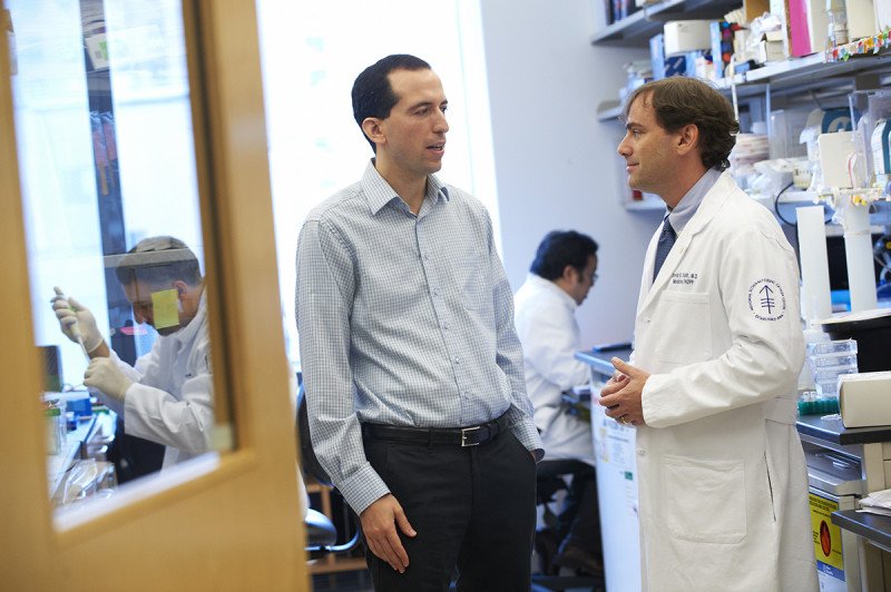 MSK investigators Michael Berger and David Solit.