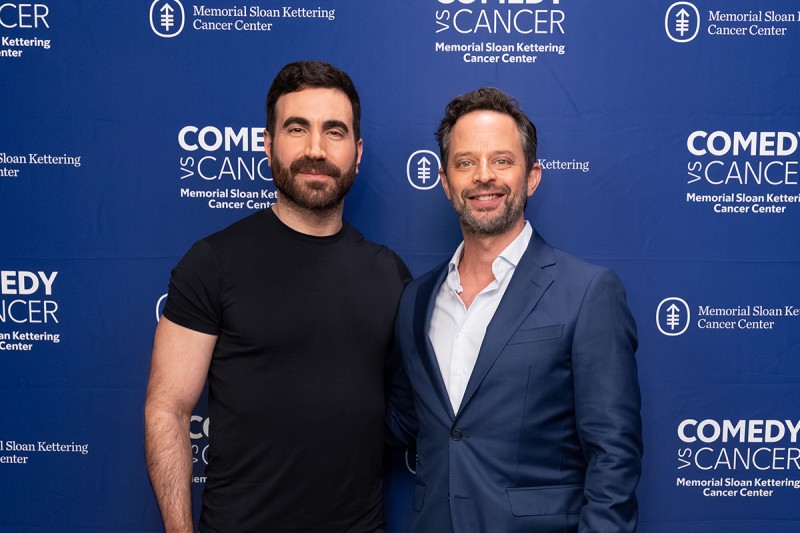 Brett Goldstein and Nick Kroll performed at Memorial Sloan Kettering Cancer Center's Comedy vs Cancer event, which raised $2.5 million for blood cancer research at MSK, on Thursday, April 16, 2026 in New York City. Credit: Photo by Nicole Pereira for Comedy vs Cancer.