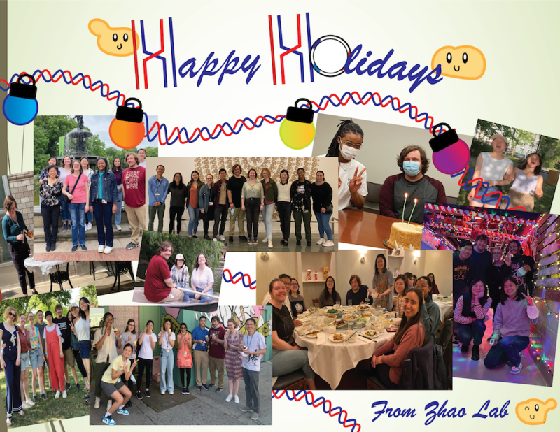 2022 Zhao Lab Holiday Card