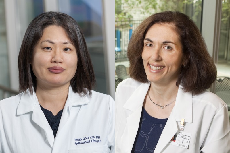 Dr. June Lee and Dr. Genovefa Papanicolaou