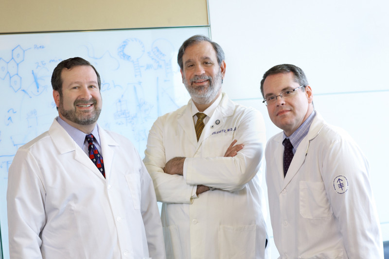 (From left) David Scheinberg, Andrew Zelenetz, and Joseph Jurcic are using monoclonal antibodies to improve the treatment of patients with leukemia and lymphoma.