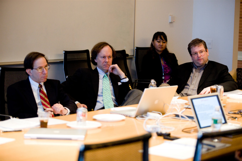 Board members Sandy Markowitz, Bill Kaelin, Ederlinda Paraiso (HOPP Administrator), and Todd Golub
