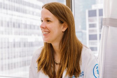 Neuro-oncologist Lauren Schaff