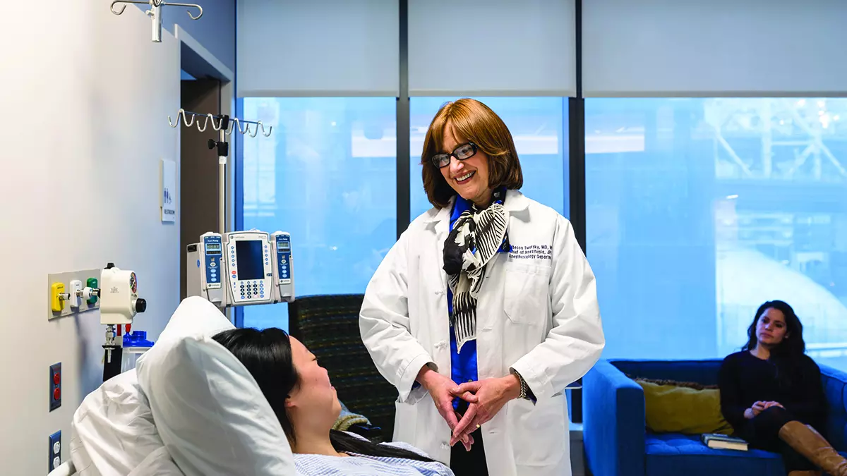 Rebecca Twersky and patient