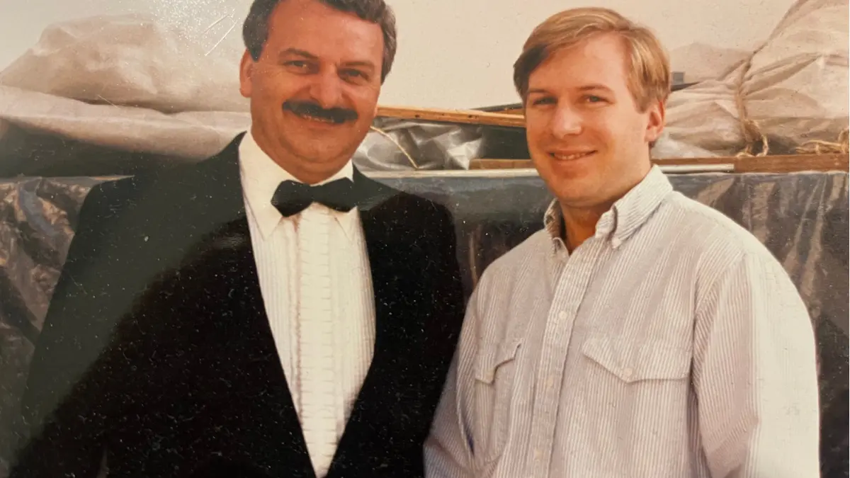 Ralph with his father