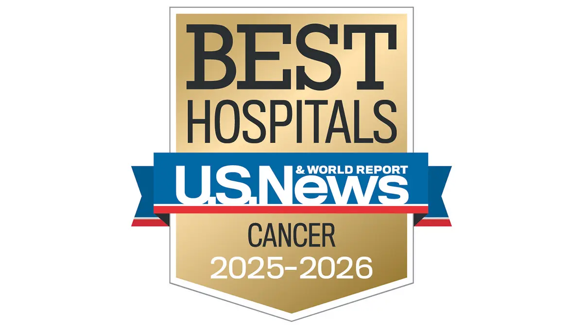 2025-2026 U.S. News Best Hospitals Cancer Badge
