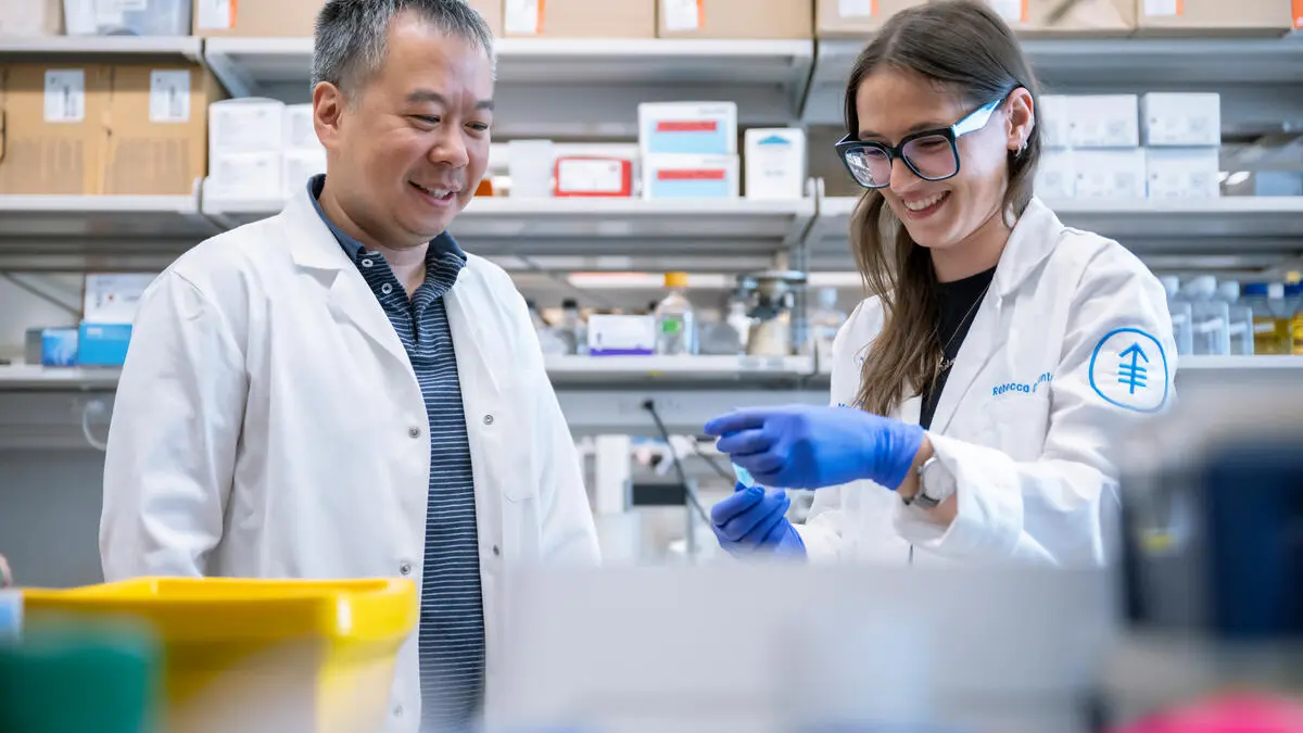 researchers in a laboratory