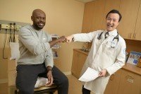 Joey Laurore and Dr. Bob Li