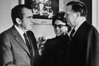 Richard Nixon with Benno and Nancy Schmidt