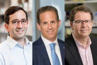 Memorial Sloan Kettering physician-scientists Samuel Bakhoum, Ross Levine, and Michel Sadelain