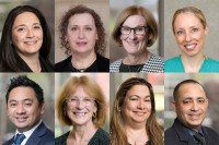 Composite photo of 8 nursing staff members